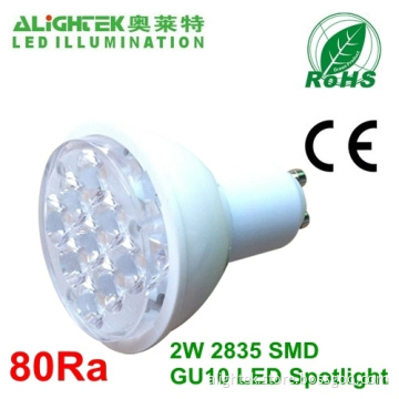 2w Gu10 Led Spot Light 2835 Smd 20 Degree 